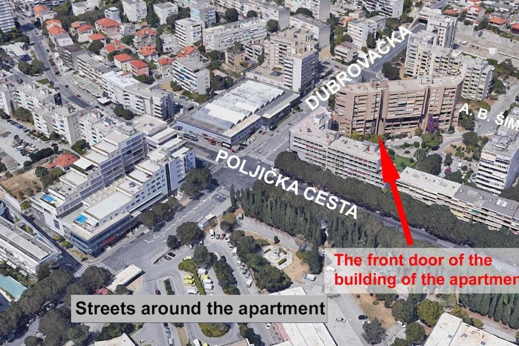 Eurit Apartment Shown In Detail Split Eksteriør bilde