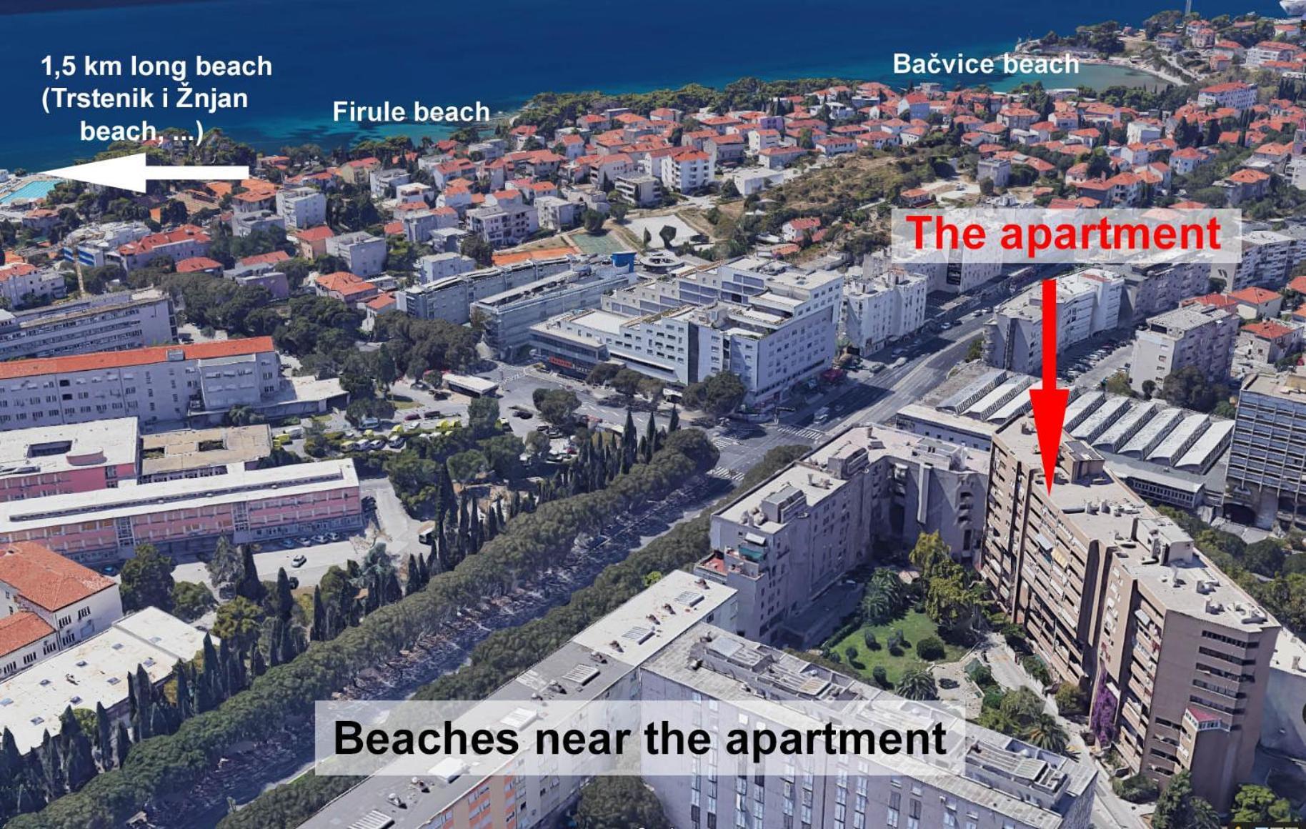 Eurit Apartment Shown In Detail Split Eksteriør bilde